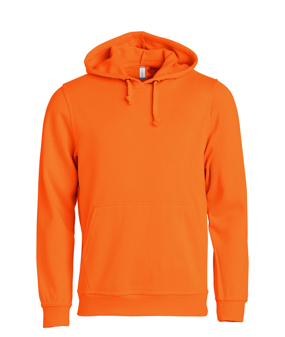 Hettegenser Clique Basic Hoody Unisex – uten trykk – Synlighetsoransje