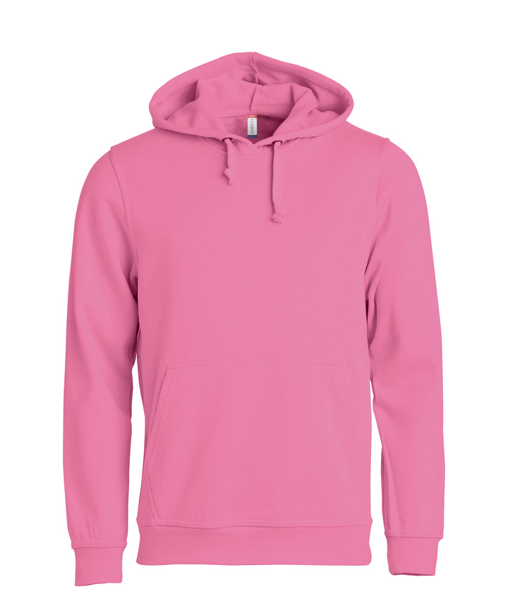 Hettegenser Clique Basic Hoody Unisex – uten trykk – Rosa