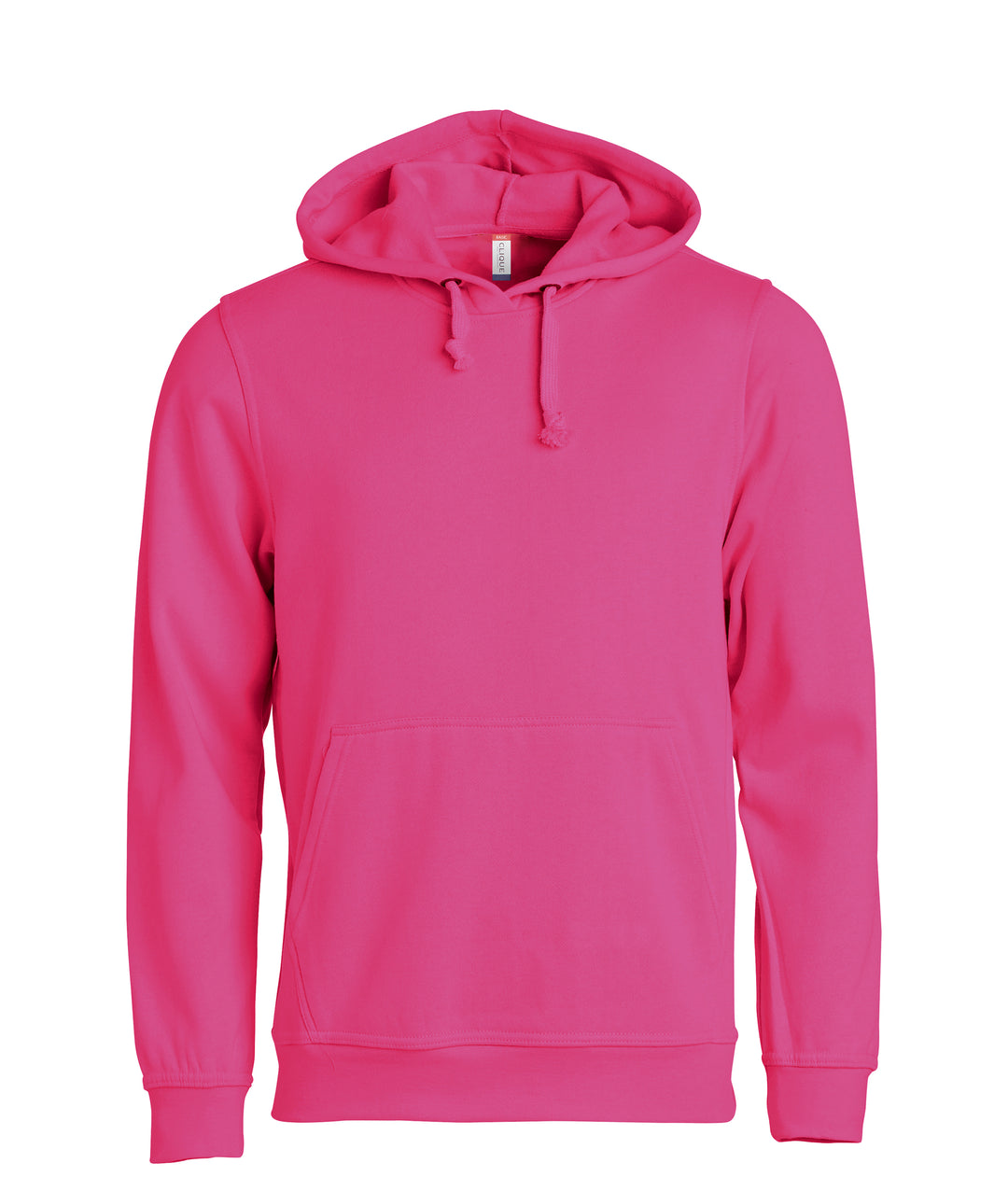 Hettegenser Clique Basic Hoody Unisex – uten trykk – Cerise