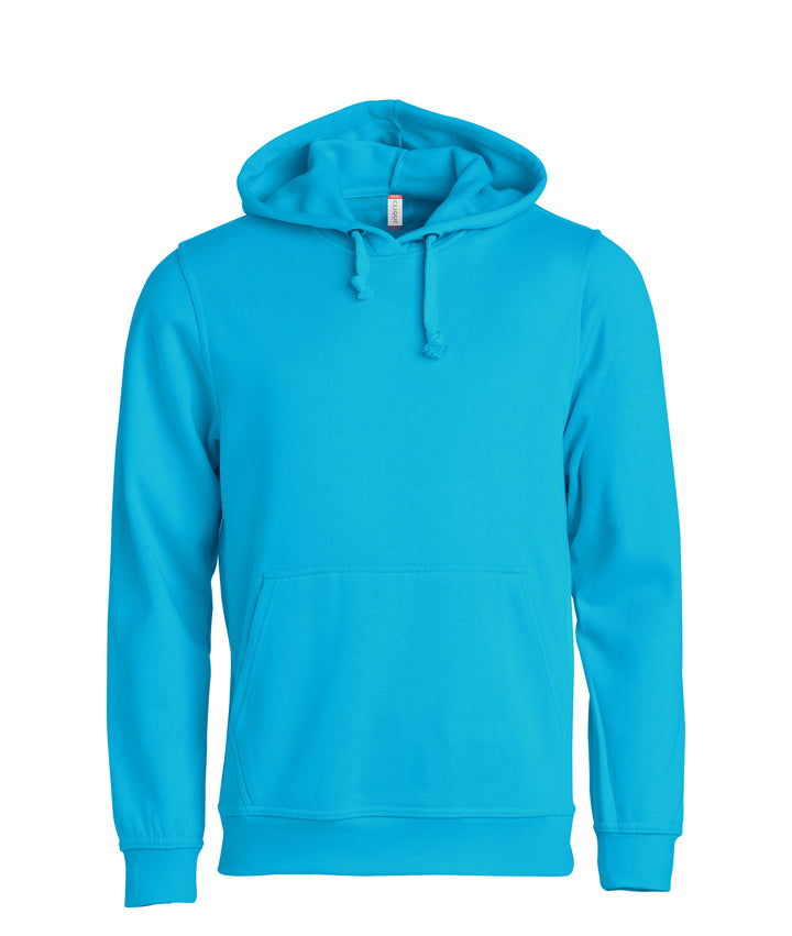 Hettegenser Clique Basic Hoody Unisex – uten trykk – Turkis