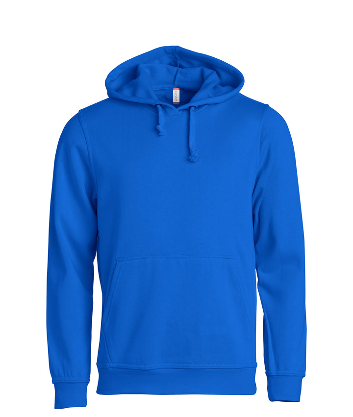 Hettegenser Clique Basic Hoody Unisex – uten trykk – Kongeblå