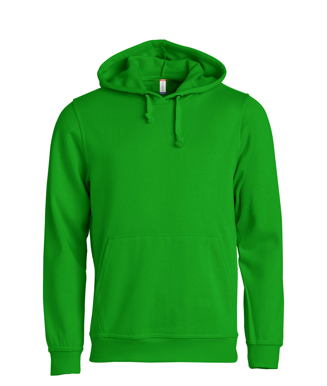 Hettegenser Clique Basic Hoody Unisex – uten trykk – Eplegrønn
