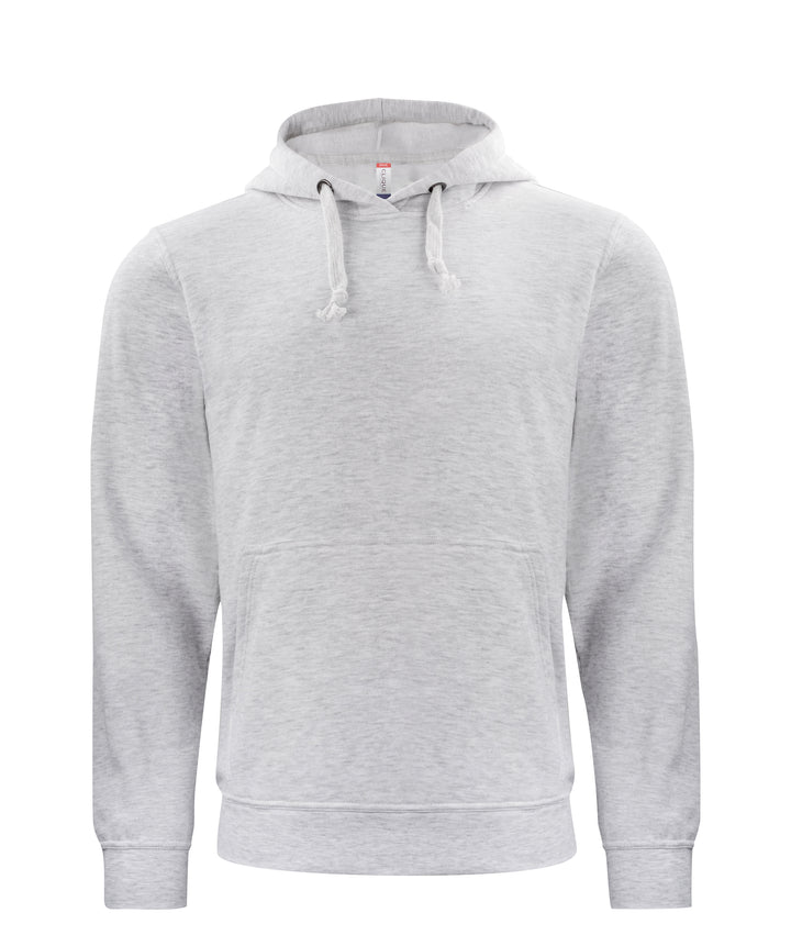 Hettegenser Clique Basic Hoody Unisex – uten trykk – Askegrå