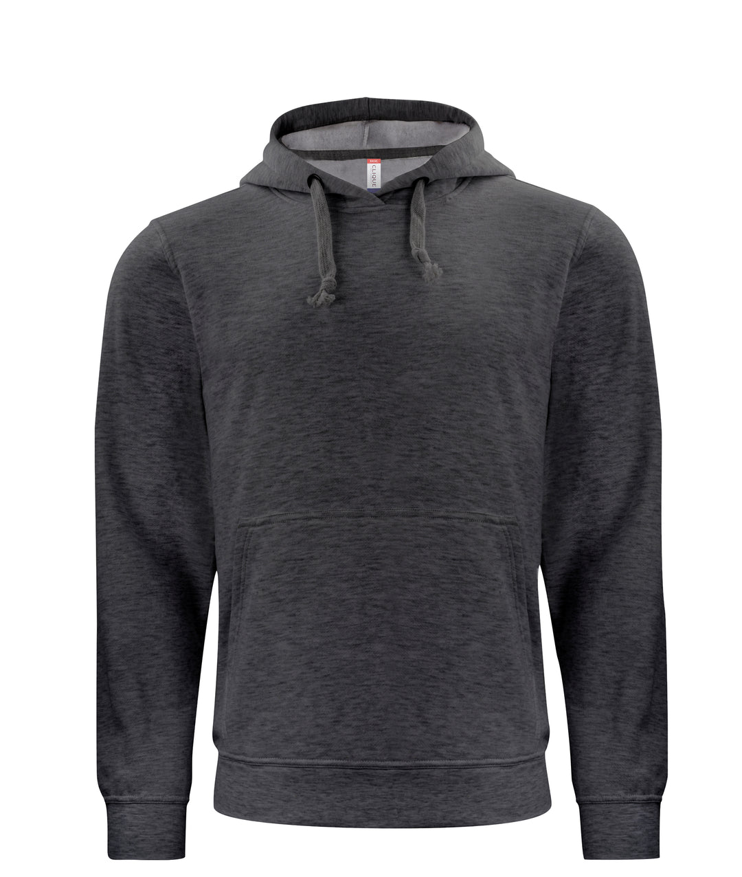Hettegenser Clique Basic Hoody Unisex – uten trykk – Antrasittmelert