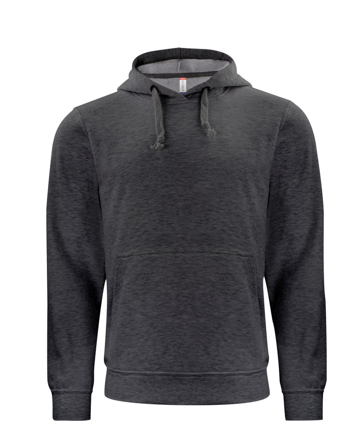 Hettegenser Clique Basic Hoody Unisex – uten trykk – Antrasittmelert
