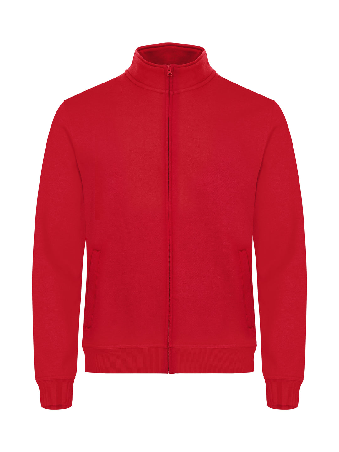 Collegejakke Clique Basic Cardigan Herre – uten trykk – Rød