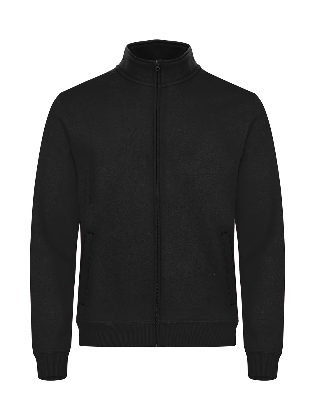 Collegejakke Clique Basic Cardigan Herre – uten trykk – Sort