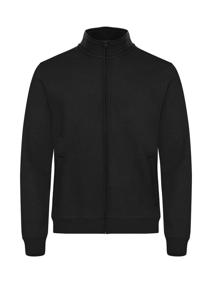 Collegejakke Clique Basic Cardigan Herre – uten trykk – Sort