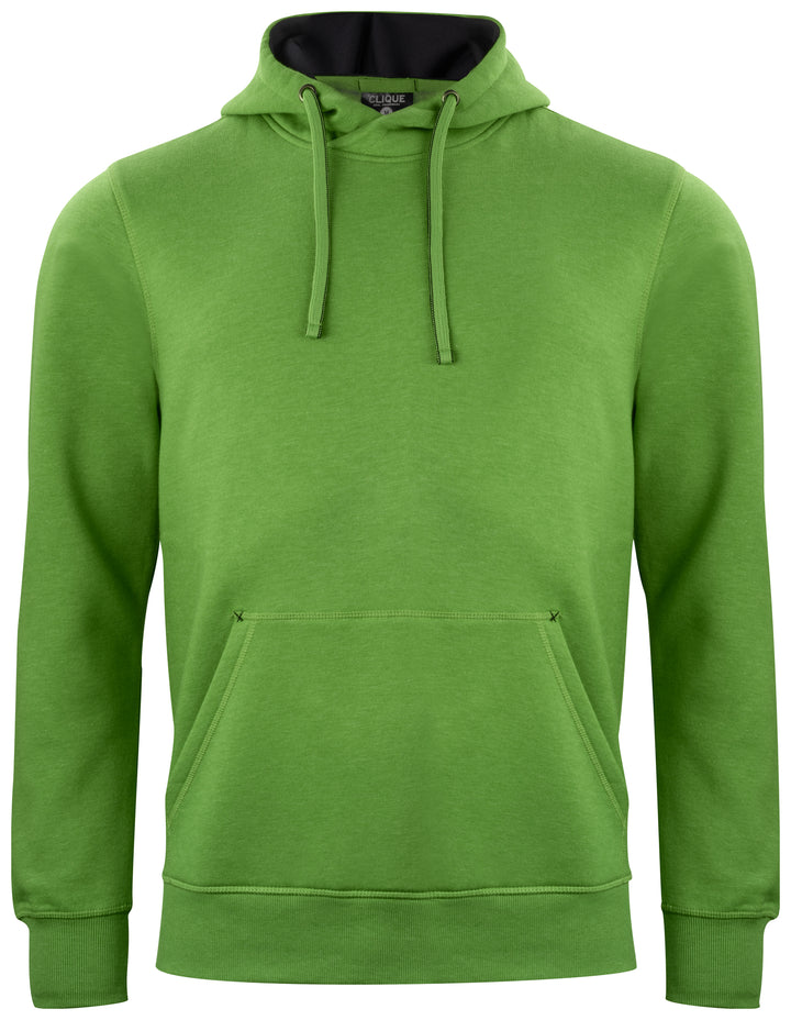 Hettegenser Clique Classic Hoody Herre – uten trykk – Grønnmelert