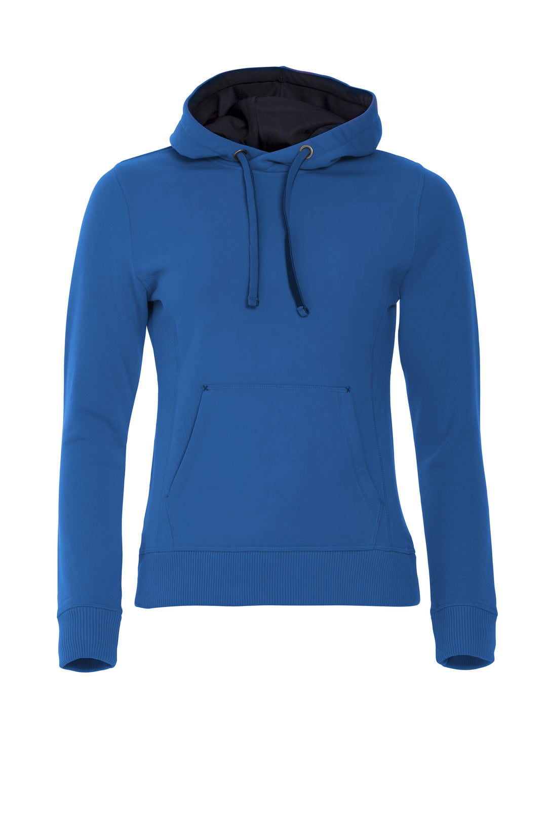 Hettegenser Clique Classic Hoody Dame – uten trykk – Kongeblå