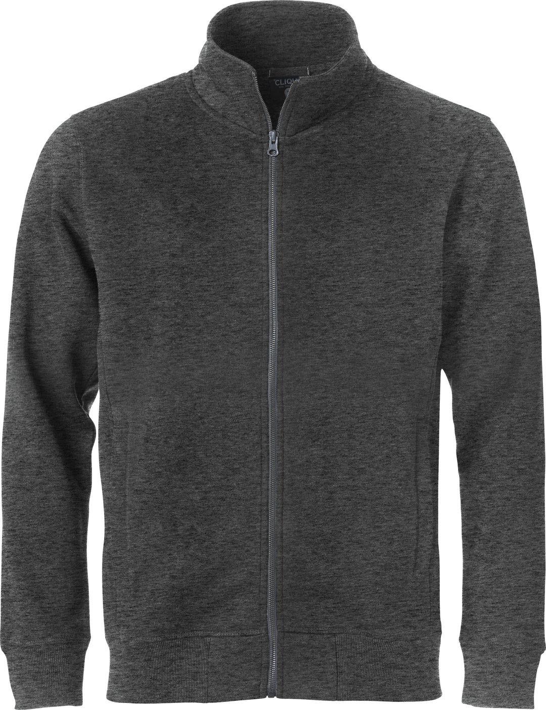 Collegejakke Clique Classic Cardigan Herre – uten trykk – Antrasittmelert