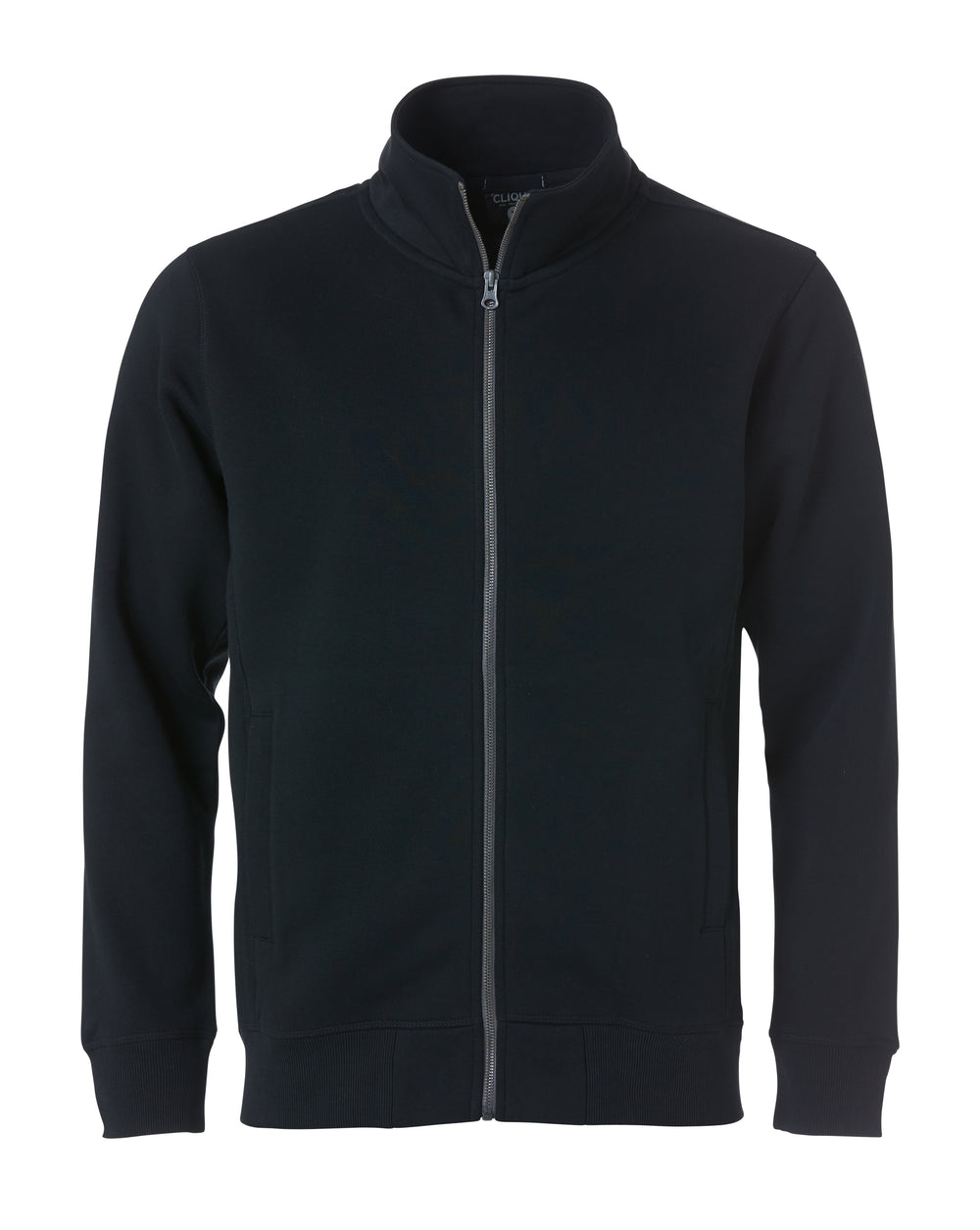 Collegejakke Clique Classic Cardigan Herre – uten trykk – Sort