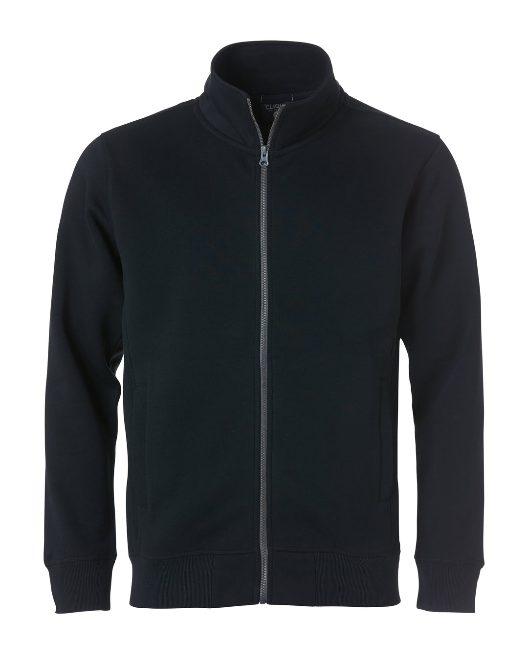 Collegejakke Clique Classic Cardigan Herre – uten trykk – Sort