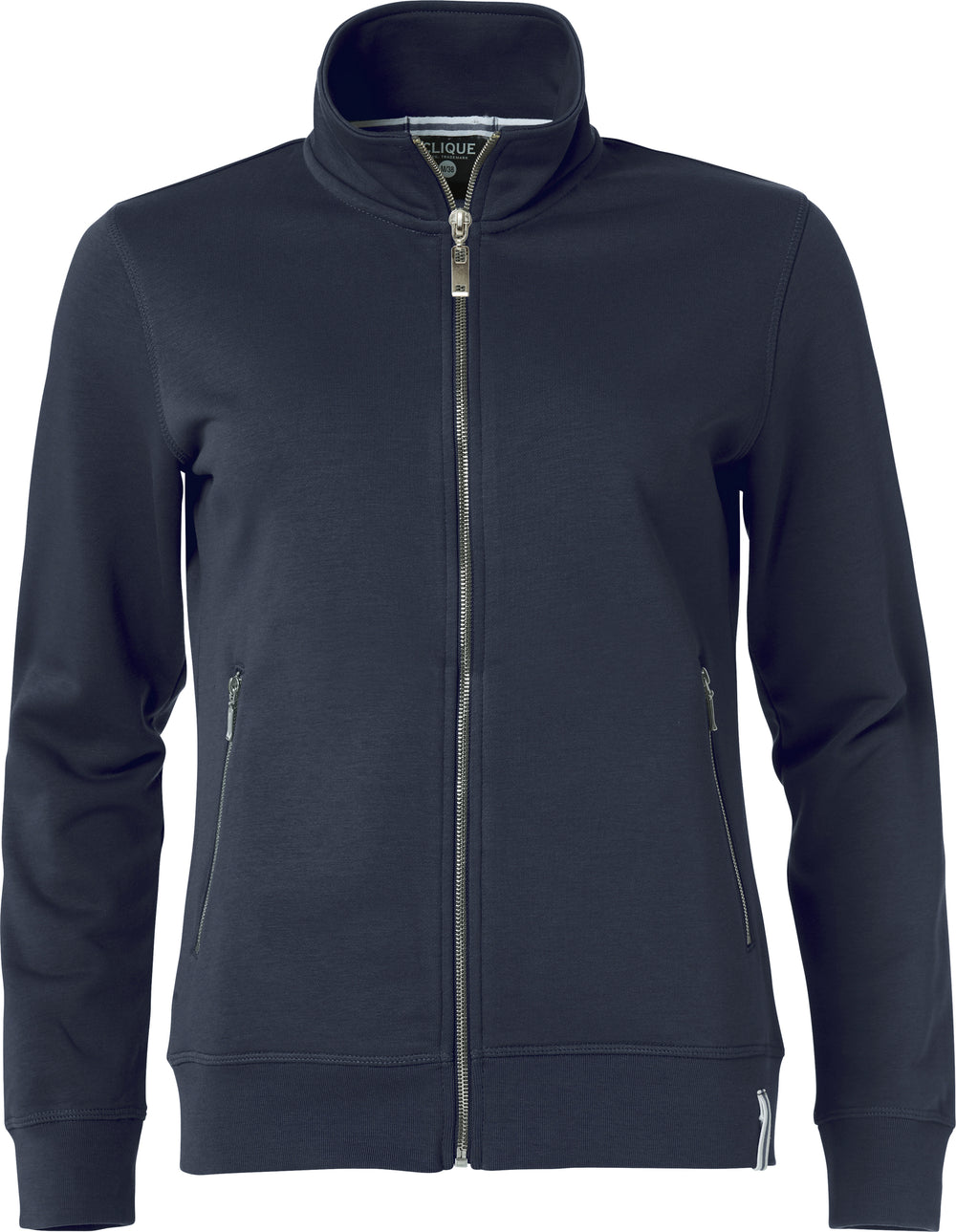 Collegejakke Clique Classic FT Jacket Dame – uten trykk – Marineblå