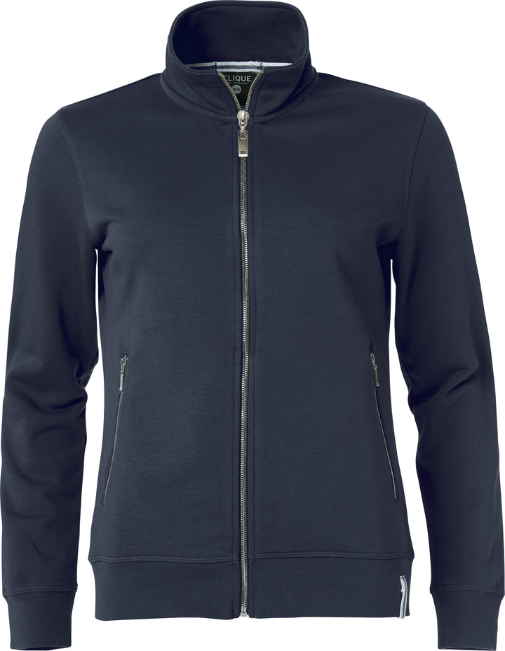 Collegejakke Clique Classic FT Jacket Dame – uten trykk – Marineblå
