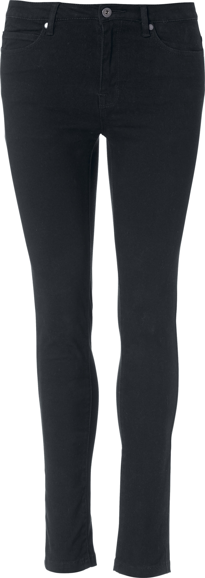 Bukse Clique 5-Pocket Stretch Dame – uten trykk – Sort