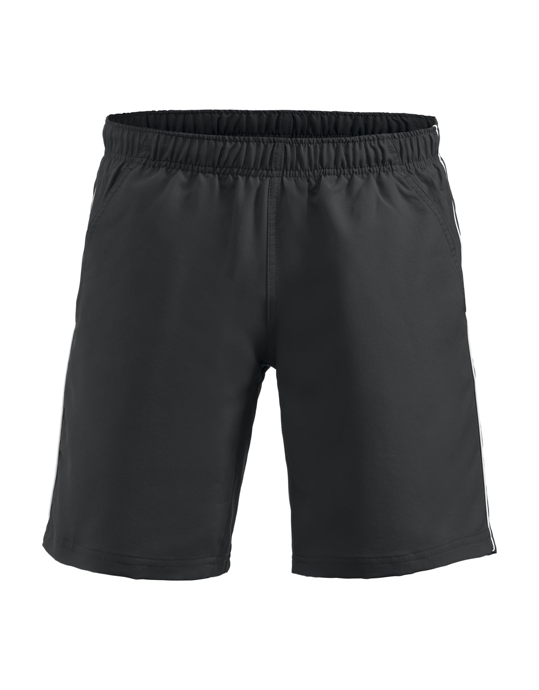 Shorts Clique Hollis Unisex – uten trykk – Sort / Hvit
