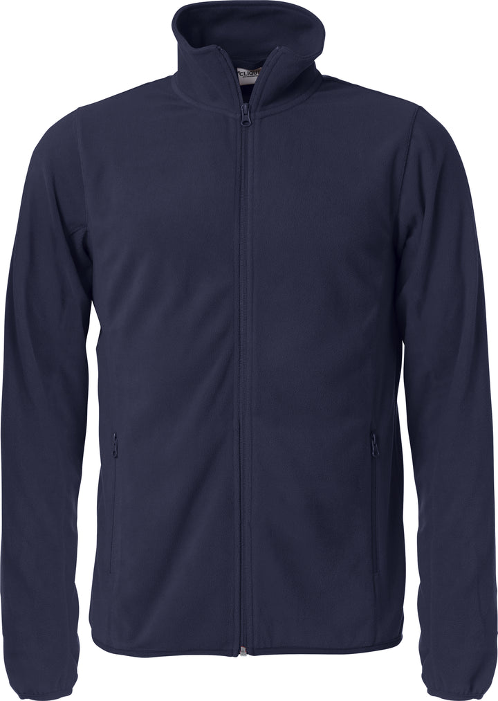 Fleecejakke Clique Basic Micro Fleece Jacket Herre – uten trykk – Marineblå
