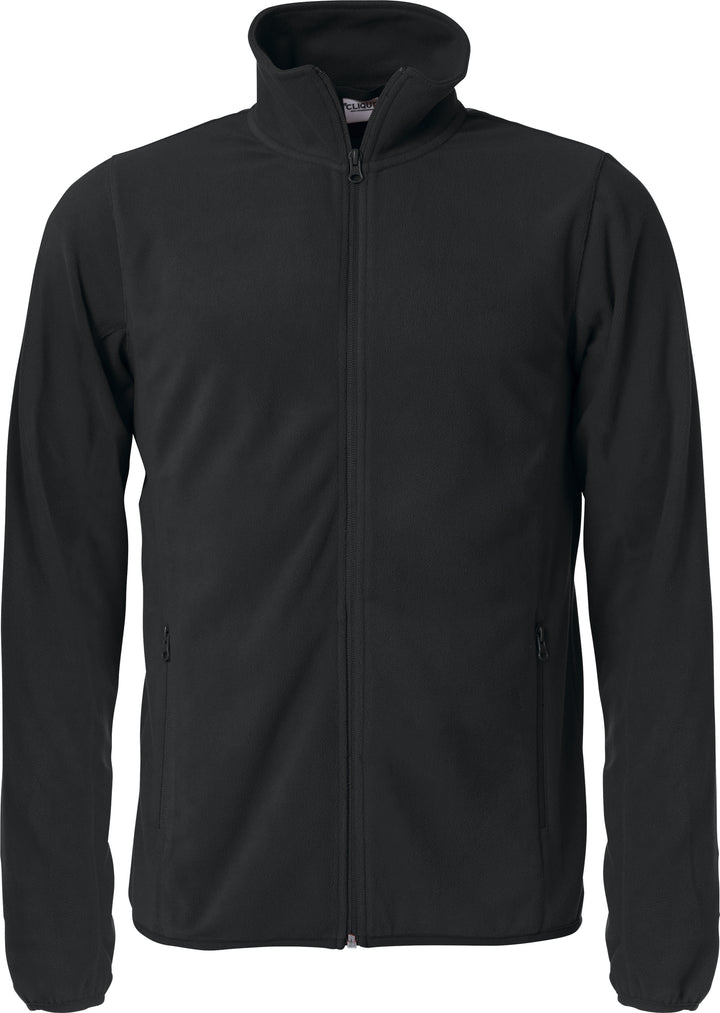 Fleecejakke Clique Basic Micro Fleece Jacket Herre – uten trykk – Sort