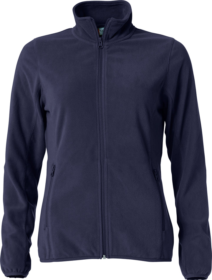 Fleecejakke Clique Basic Micro Fleece Jacket Dame – uten trykk – Marineblå