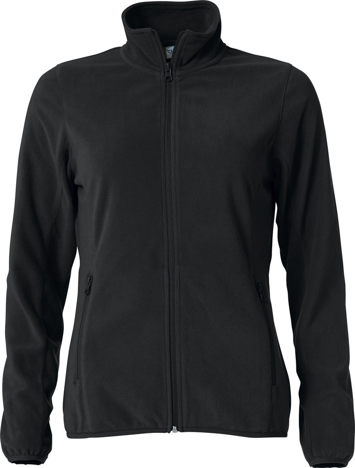 Fleecejakke Clique Basic Micro Fleece Jacket Dame – uten trykk – Sort