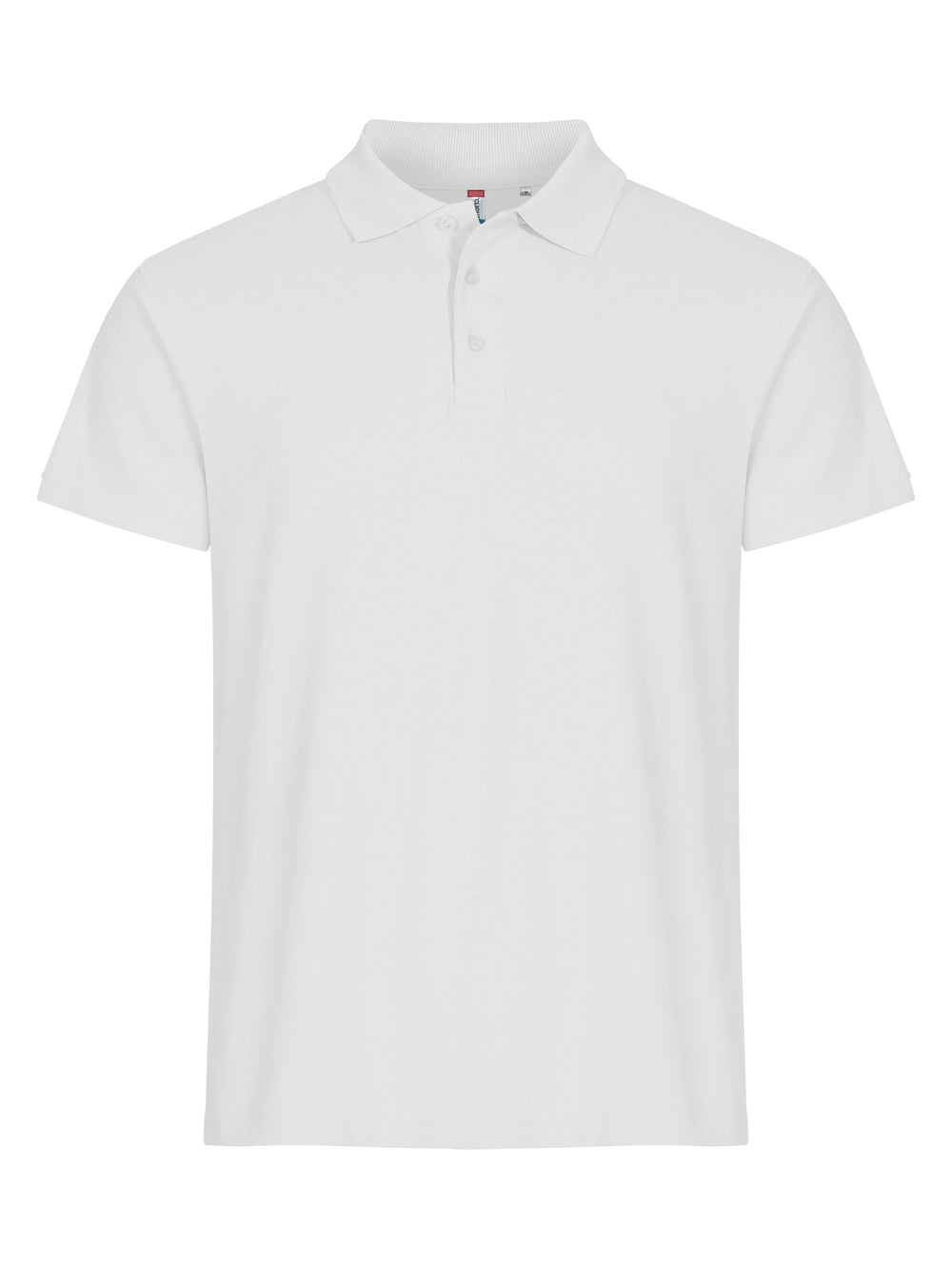 Piqué Clique Basic Polo Herre – uten trykk – Hvit