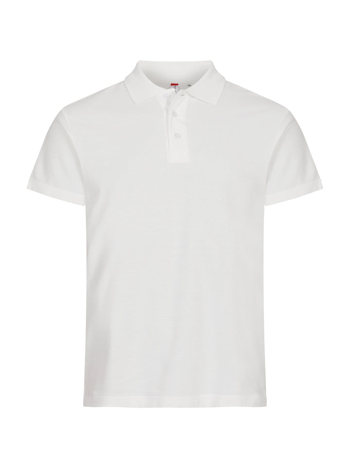 Piqué Clique Basic Polo Herre – uten trykk – Offwhite