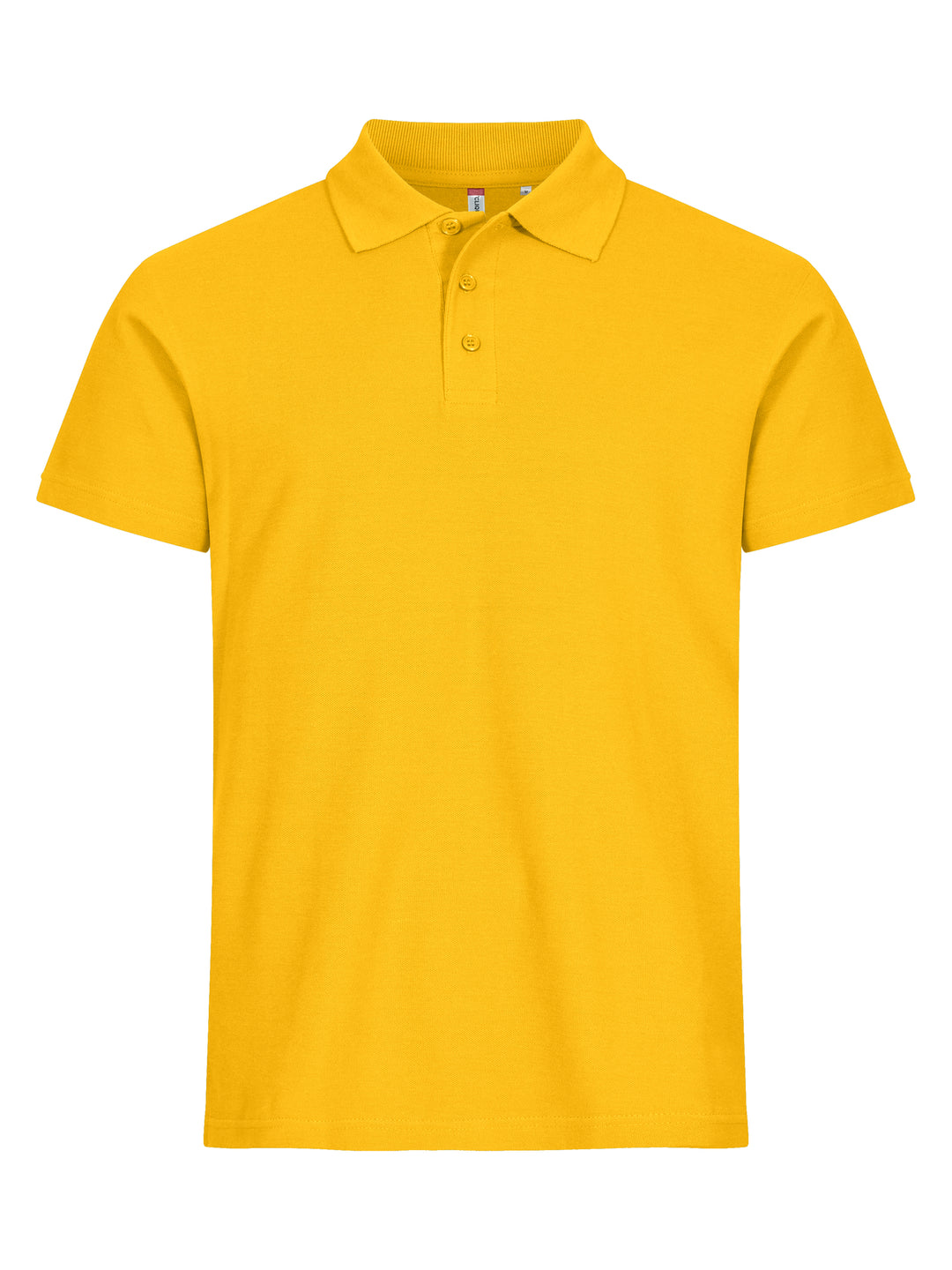 Piqué Clique Basic Polo Herre – uten trykk – Sitrongul