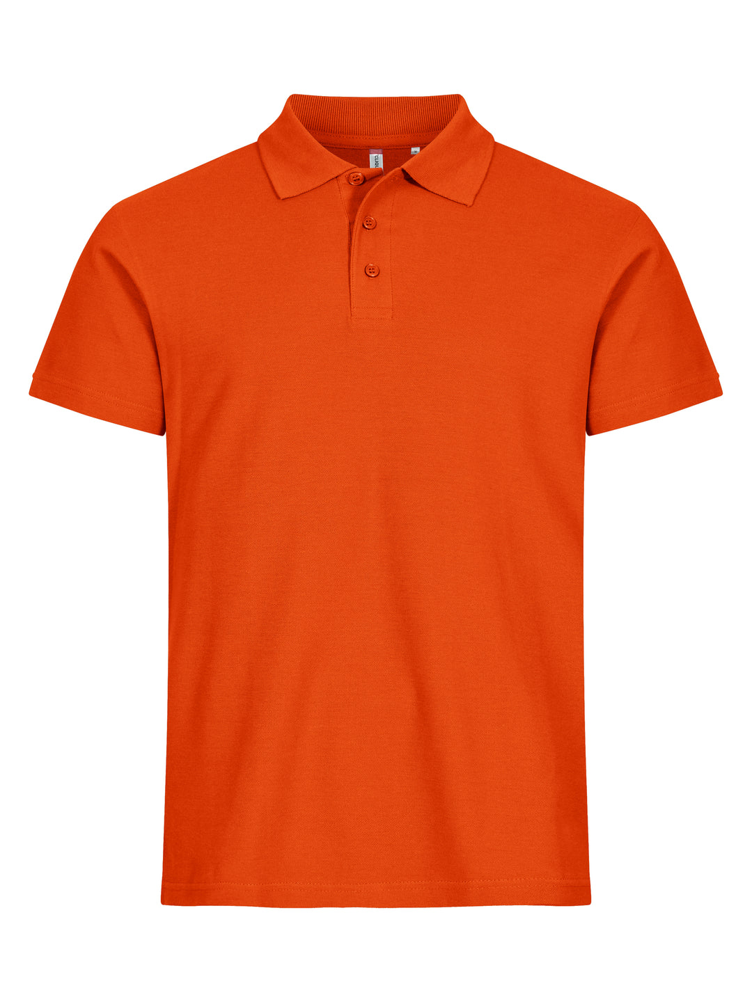 Piqué Clique Basic Polo Herre – uten trykk – Blodoransje