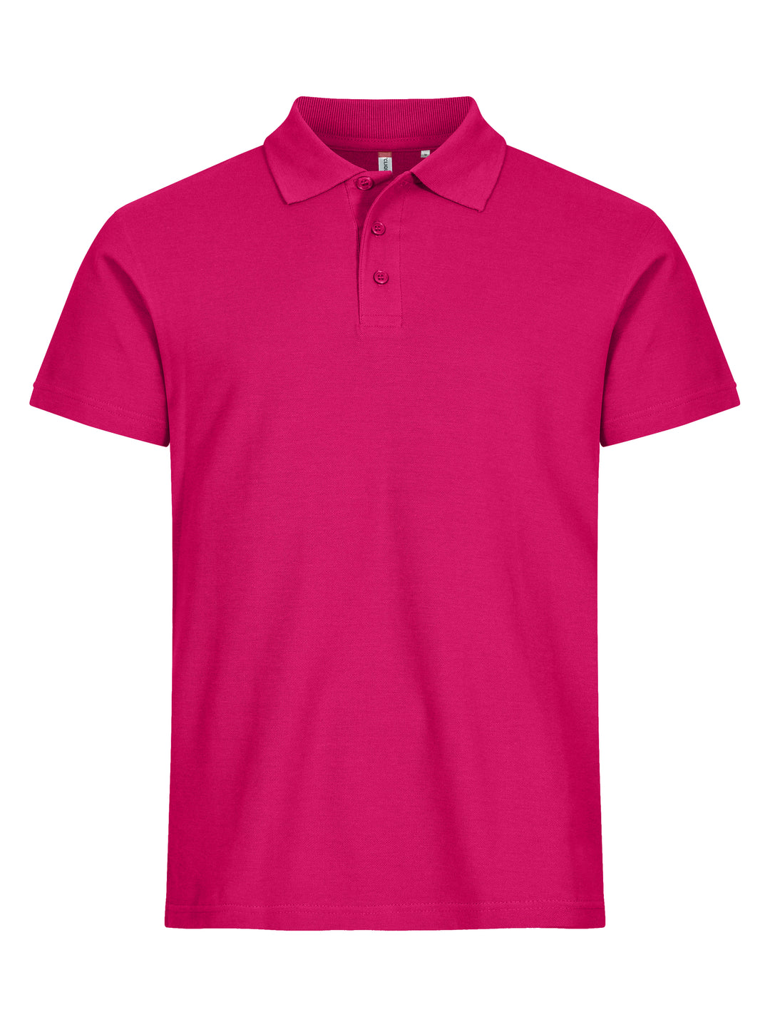 Piqué Clique Basic Polo Herre – uten trykk – Cerise
