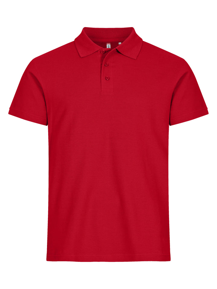 Piqué Clique Basic Polo Herre – uten trykk – Rød