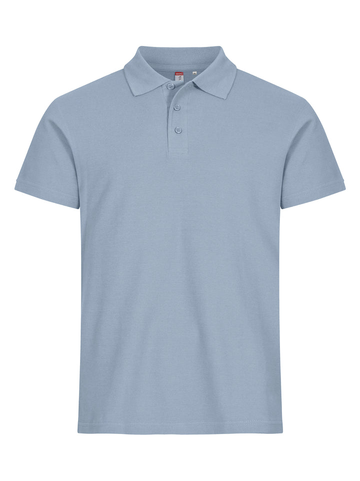 Piqué Clique Basic Polo Herre – uten trykk – Lys blå