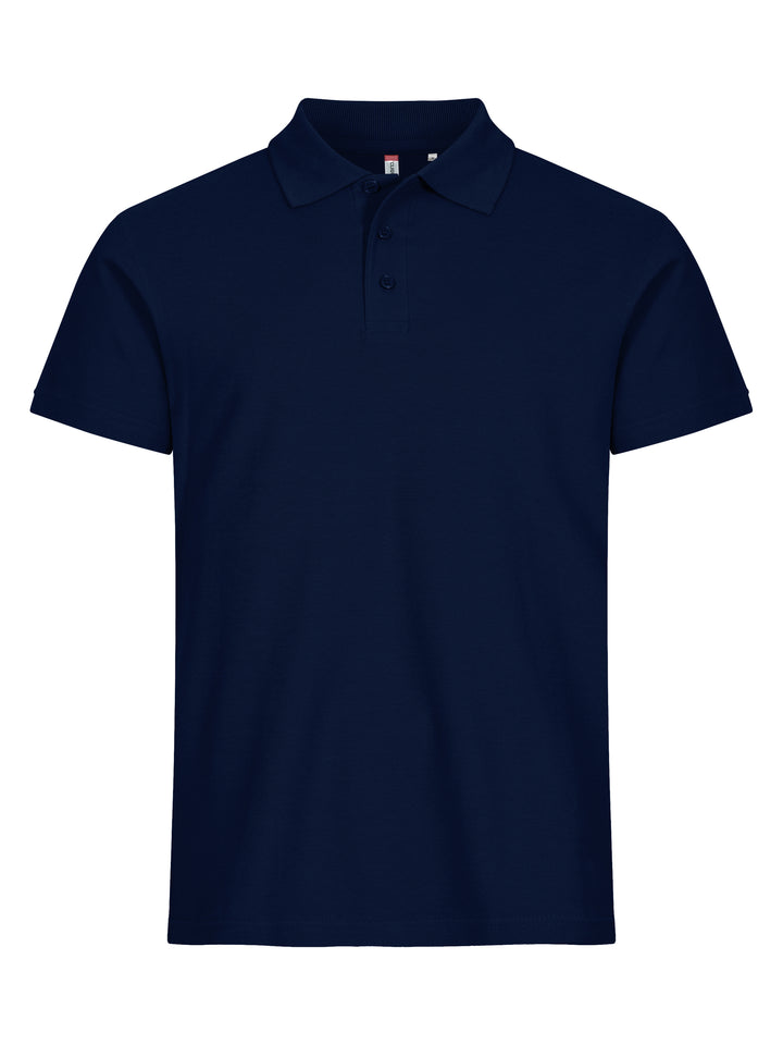 Piqué Clique Basic Polo Herre – uten trykk – Marineblå