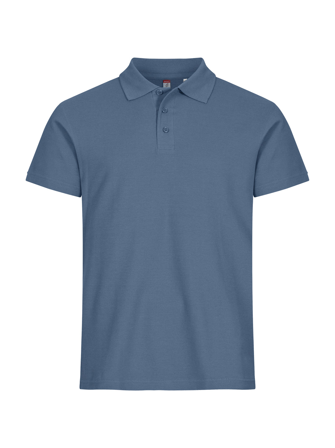 Piqué Clique Basic Polo Herre – uten trykk – Stålblå