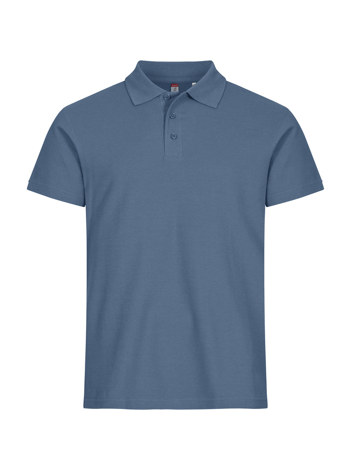 Piqué Clique Basic Polo Herre – uten trykk – Stålblå