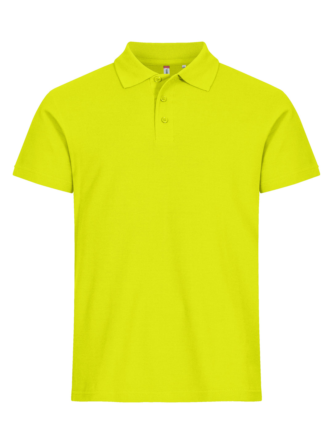 Piqué Clique Basic Polo Herre – uten trykk – Synlighetsgrønn