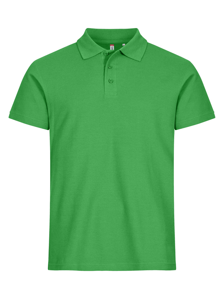 Piqué Clique Basic Polo Herre – uten trykk – Eplegrønn