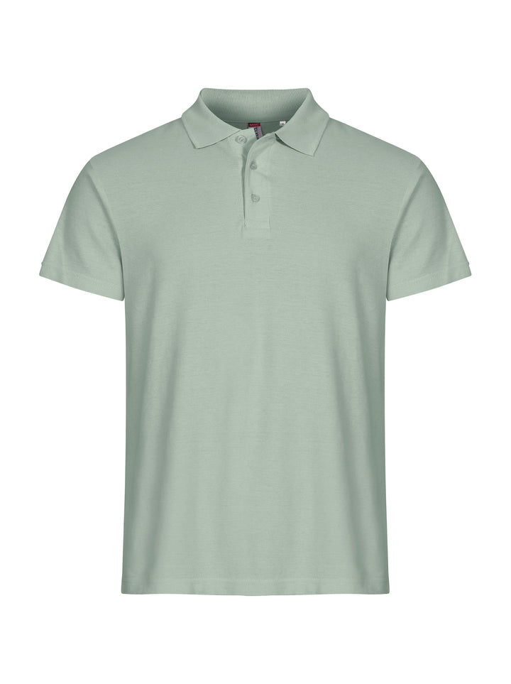 Piqué Clique Basic Polo Herre – uten trykk – Salviegrønn