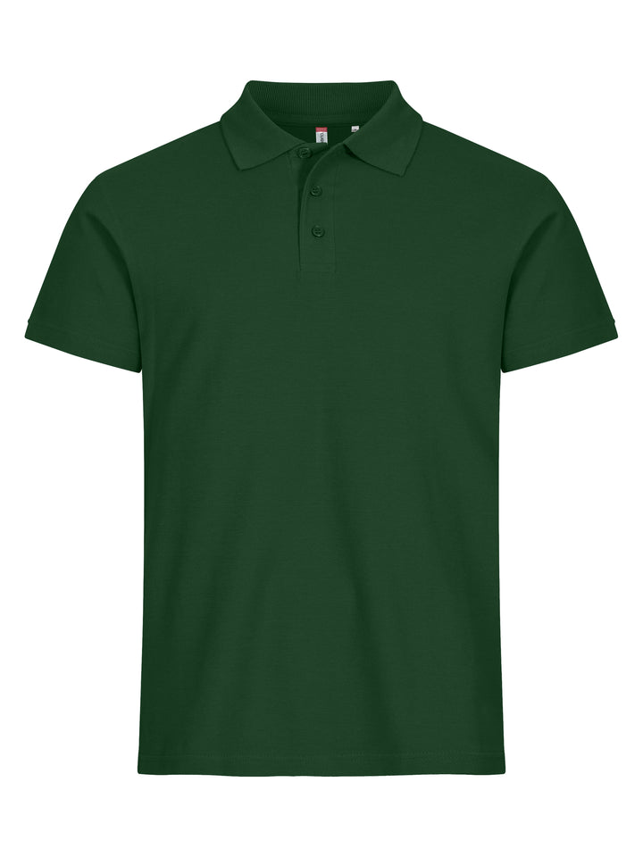Piqué Clique Basic Polo Herre – uten trykk – Flaskegrønn