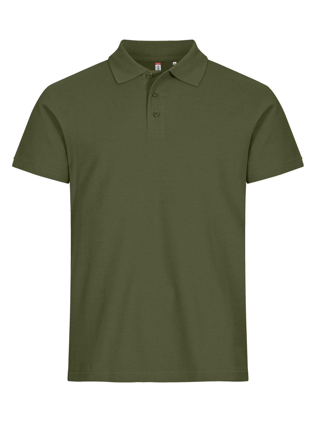 Piqué Clique Basic Polo Herre – uten trykk – Armégrønn