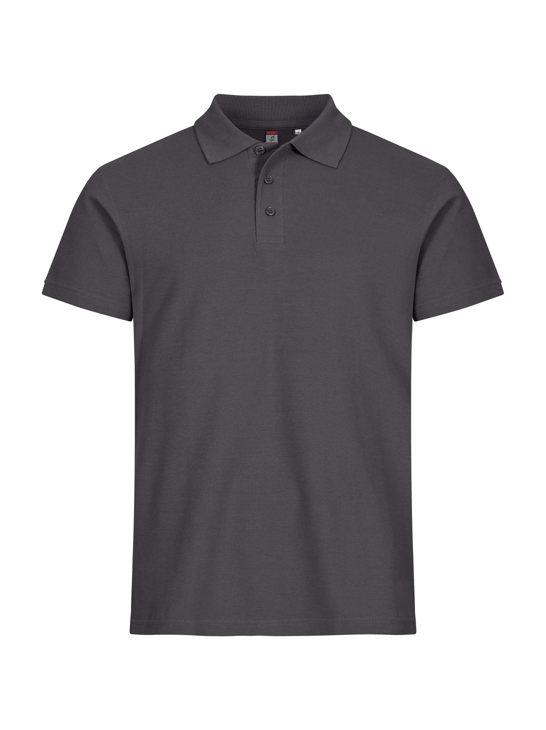 Piqué Clique Basic Polo Herre – uten trykk – Metallgrå