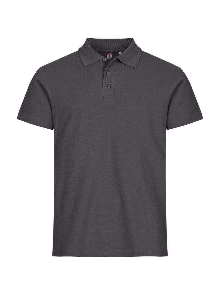 Piqué Clique Basic Polo Herre – uten trykk – Metallgrå