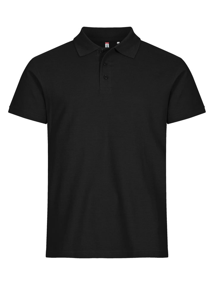 Piqué Clique Basic Polo Herre – uten trykk – Sort