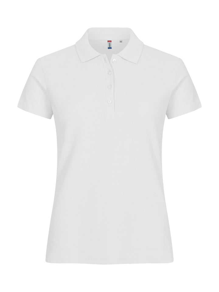 Piqué Clique Basic Polo Dame – uten trykk – Hvit