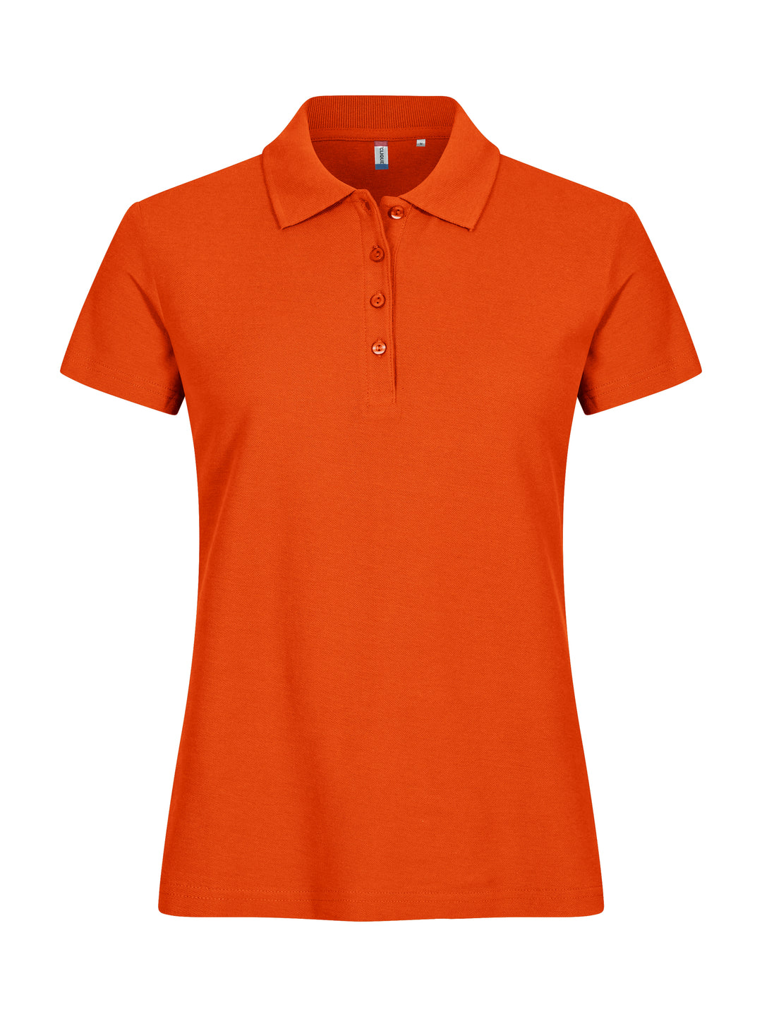 Piqué Clique Basic Polo Dame – uten trykk – Blodoransje