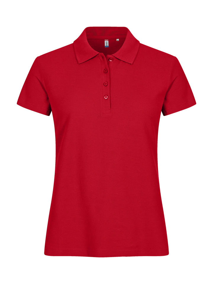 Piqué Clique Basic Polo Dame – uten trykk – Rød