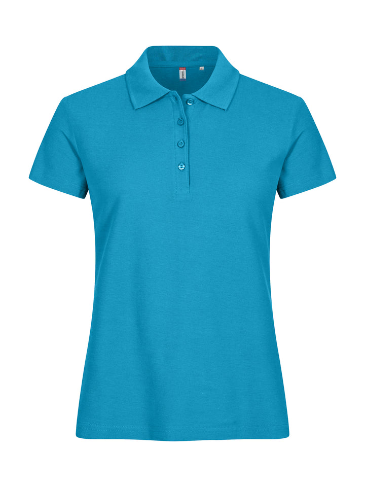 Piqué Clique Basic Polo Dame – uten trykk – Turkis