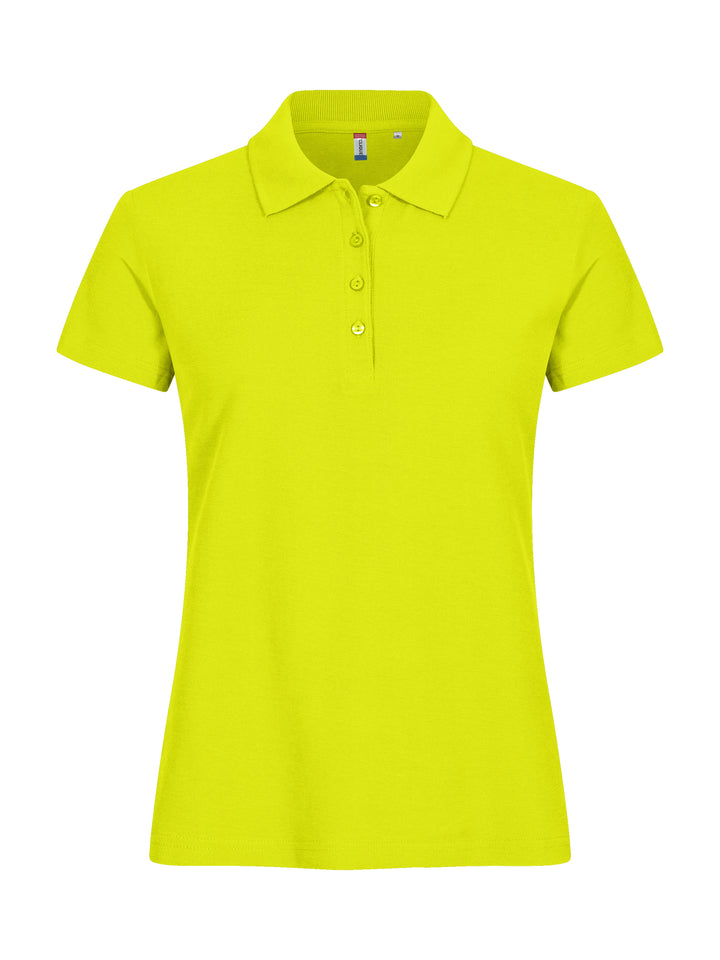 Piqué Clique Basic Polo Dame – uten trykk – Synlighetsgrønn