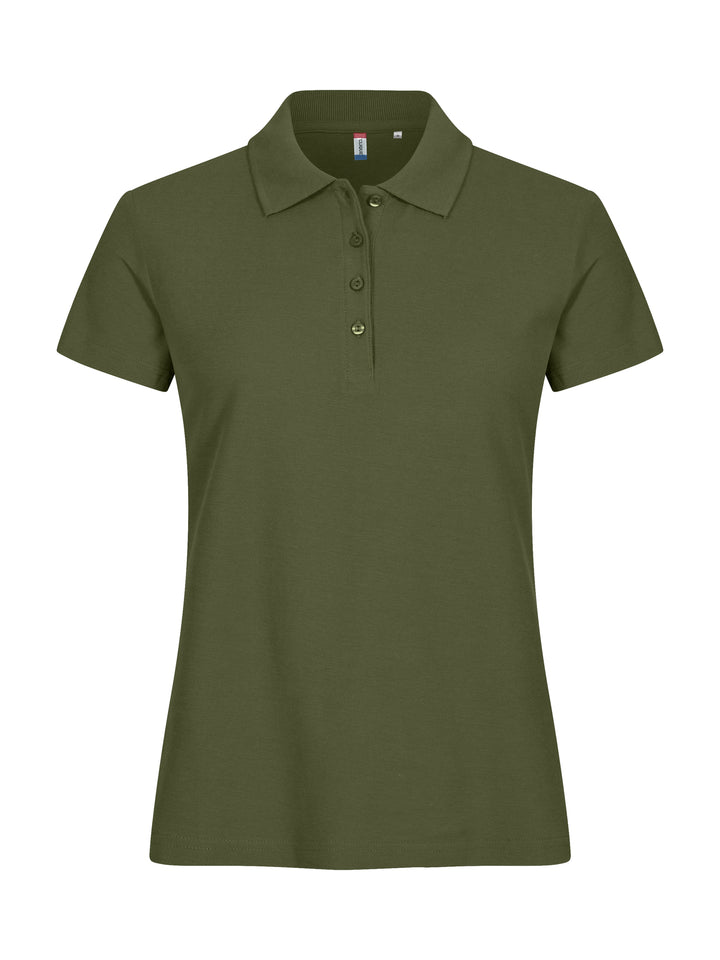 Piqué Clique Basic Polo Dame – uten trykk – Armégrønn