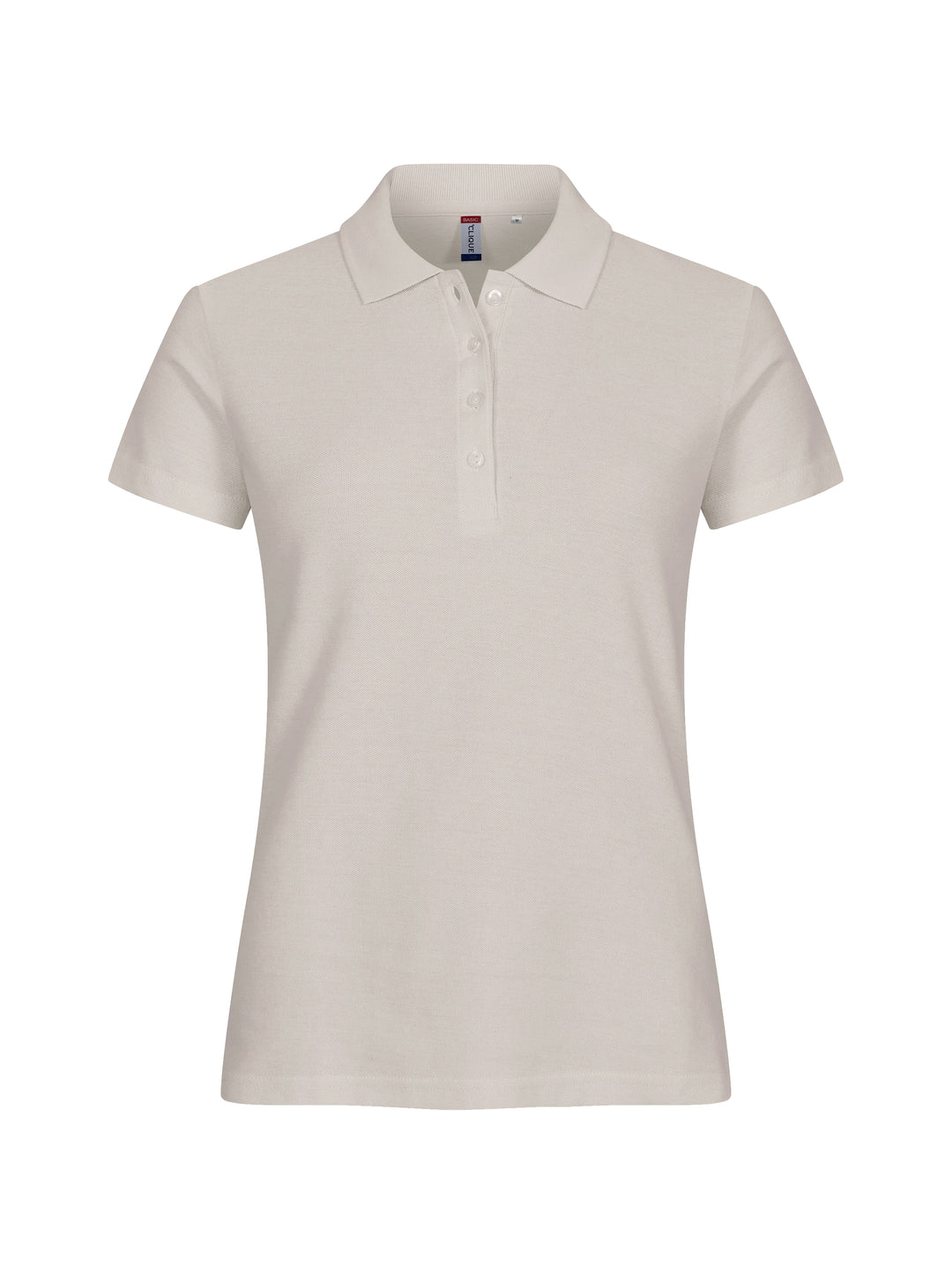 Piqué Clique Basic Polo Dame – uten trykk – Steingrå